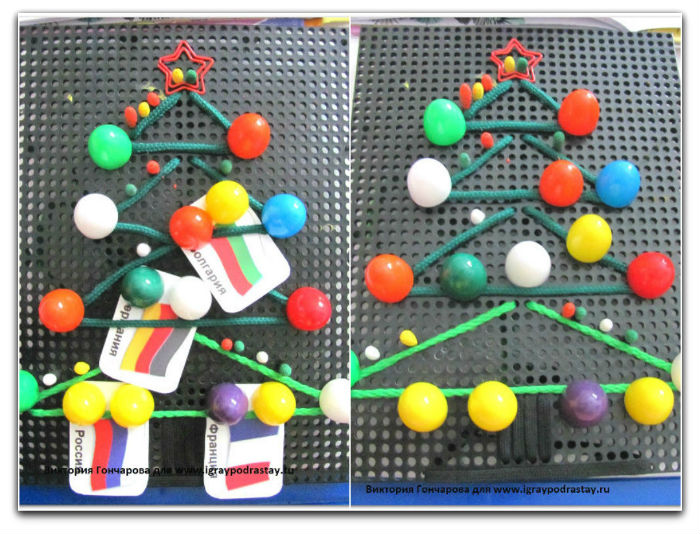 Наряжаем елку! Наряжаем елку - игры с мозаикой.